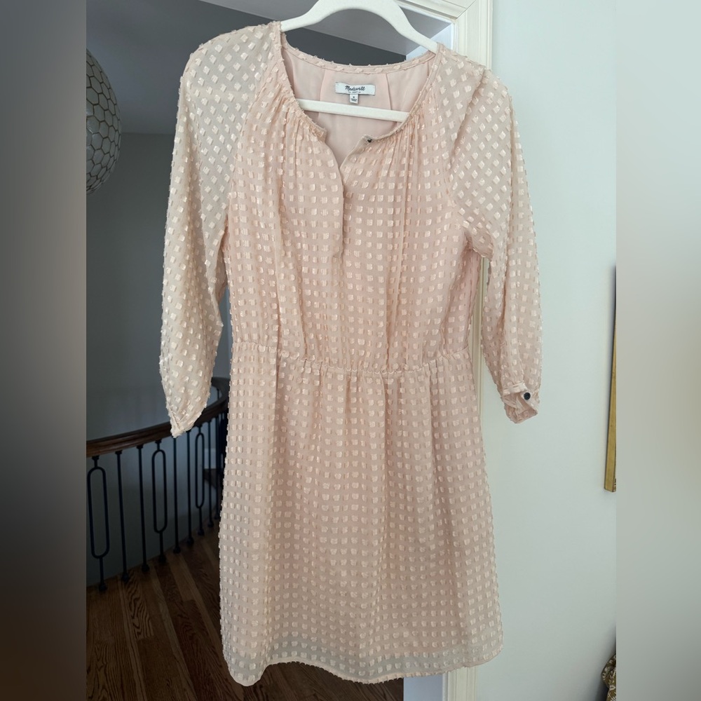 Madewell Women's Blush Textured Dress